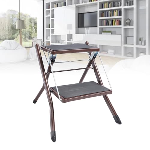 Tabouret pliant à 2 marches pour la maison avec surface antidérapante - 3