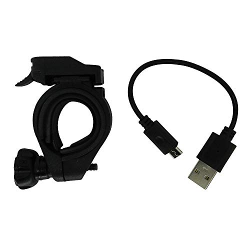 Farol de Bicicleta High One 1 Watt USB HOFRL0012 Preto