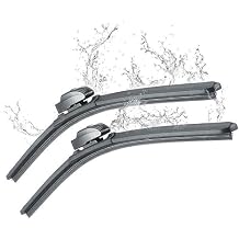 Premium Wiper Blade Set for Kia Forte and Forte 5 2019-2024, 26 and 16 Inch, with J Hook Adapters, All-Weather Performance