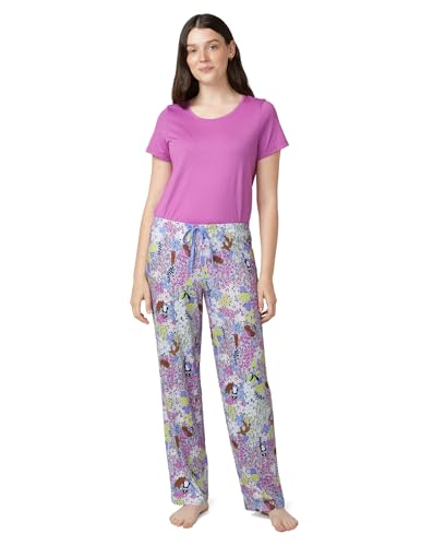 Image of HUE Women's Sleep and Lounge Pajama Separates, Late Summer & Fall Collection, Skyway Garden - Sleep Pant, Small
