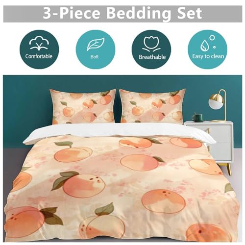 Parure de lit en microfibre avec housse de couette zippée anti-plis - 7