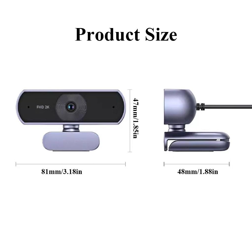 Kamera Internetowa Do Laptopa Kamera HD 30 Klatek Na Sekundę, 400 W, Do Streamowania, Kamera Internetowa USB Typu Plug And Play Do Rozmów Wideo, Konferencji I Gier(2K)
