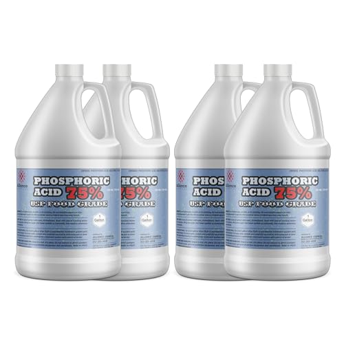 Phosphoric Acid 75% USP Food Grade - 4 Gallon Case