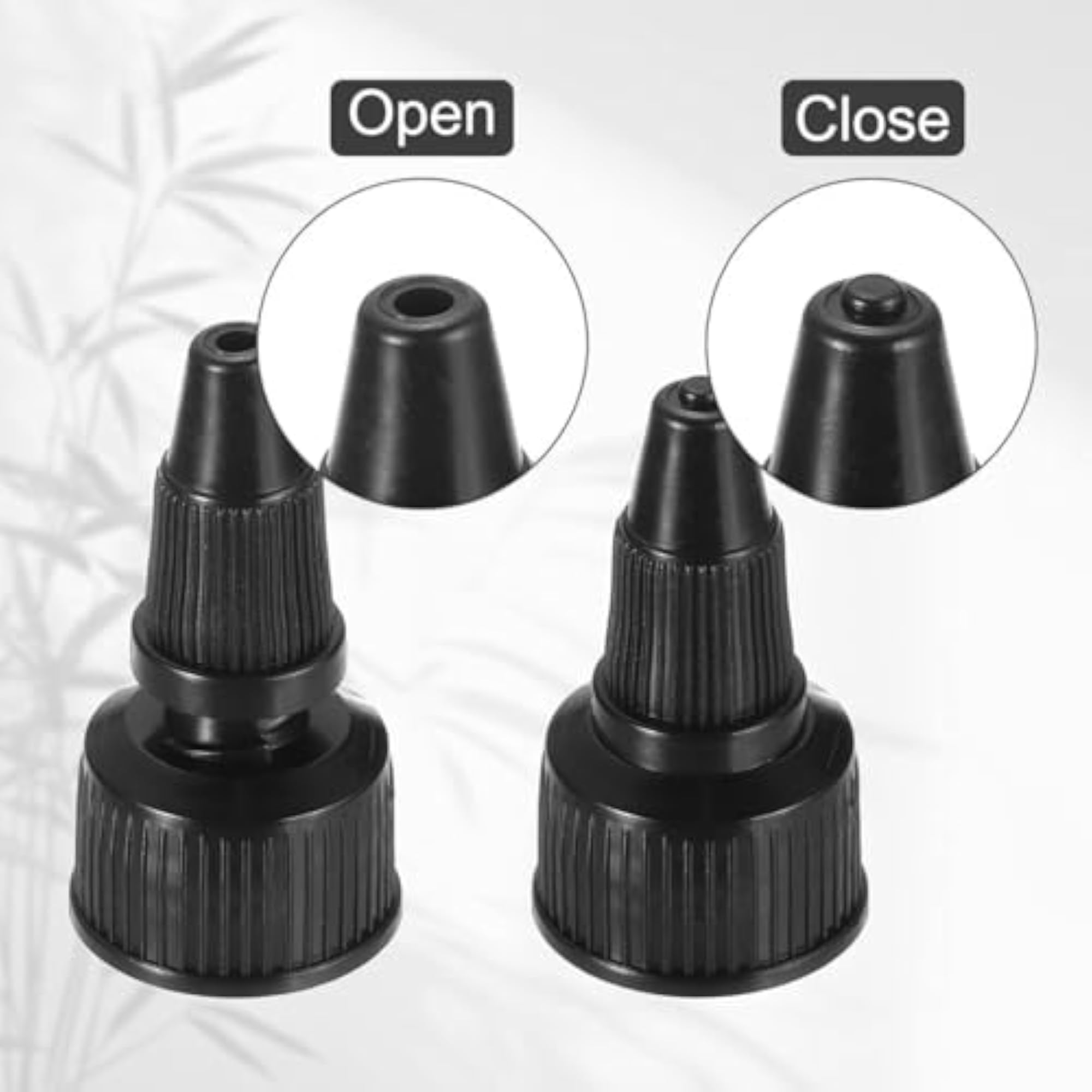 200ml Black Twist Top Applicator Bottle