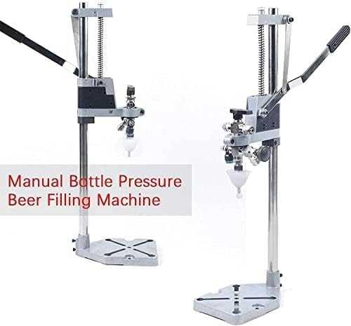 Llenadora de botellas de cerveza/vino, máquina de llenado manual de líquidos de acero inoxidable, para botellas de vidrio/plástico, llenado de botellas de contrapresión por Bottle Filler
