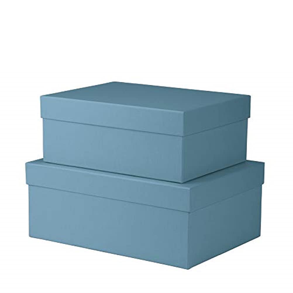 Rössler S.O.H.O. Boxline 13491453150 Set of 2 Rectangular Denim