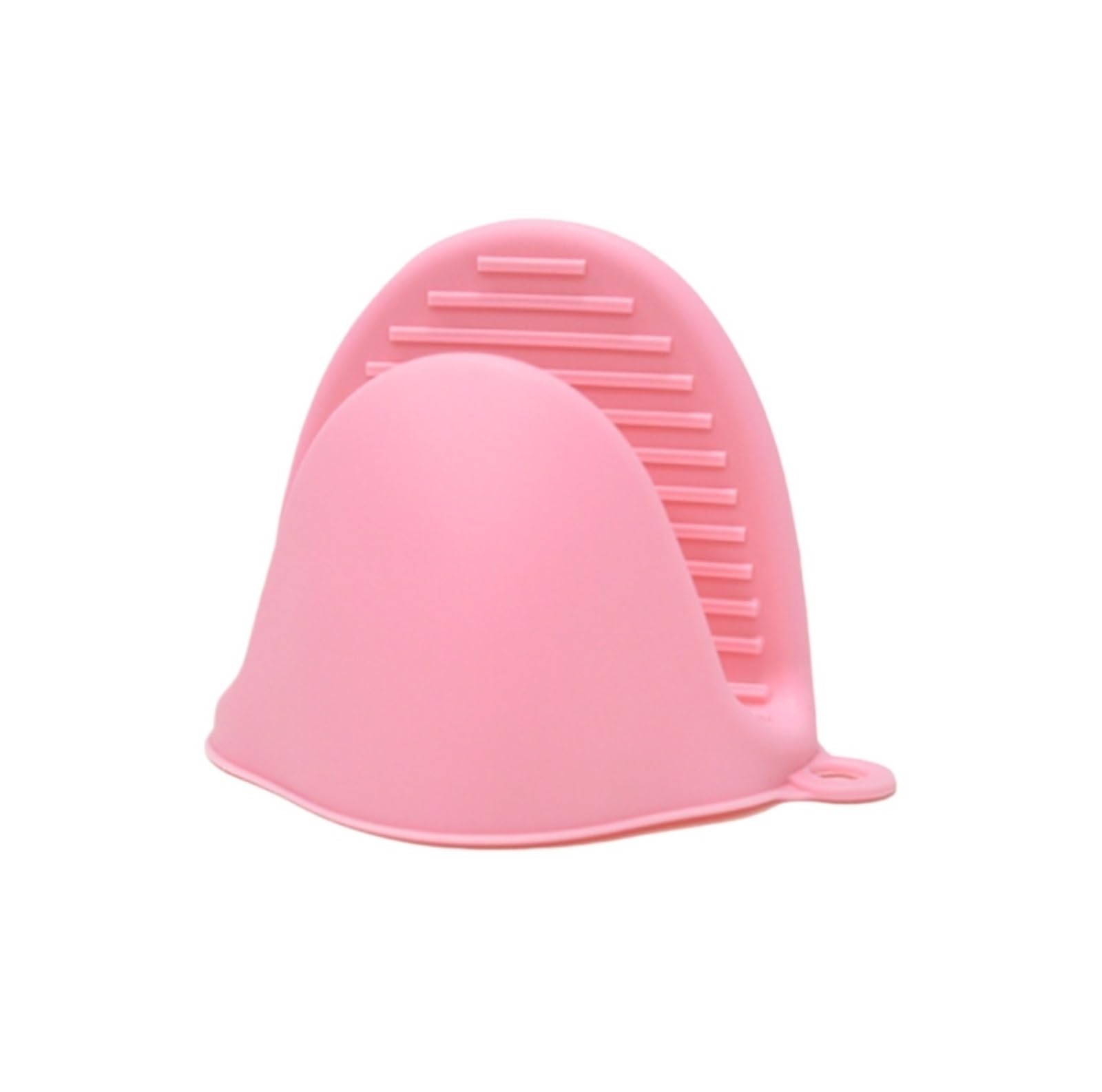 Gants de Cuisine Gants De Four Anti-brûlure en Silicone, Gants De Cuisine, Plateau, Poêle, Bol, Support De Four, Clip À Main Manique(Rosa,11cm-Thickening)