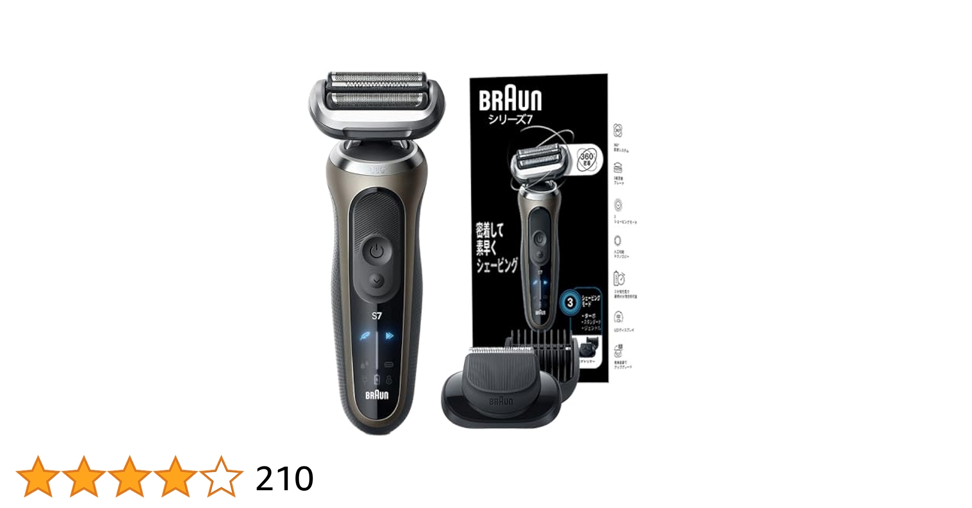 Braun シリーズ7 72-C1500s 電気シェーバー Amazon.co.jp: Braun Series 7 72-C1500s Electric Shaver with