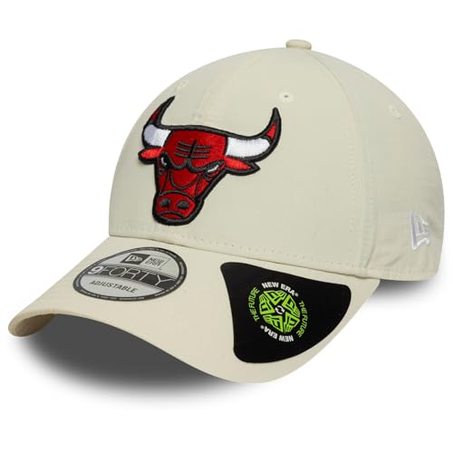 Casquette New Era 9Forty Chicago Bulls Beige snapback homme femme visière courbe