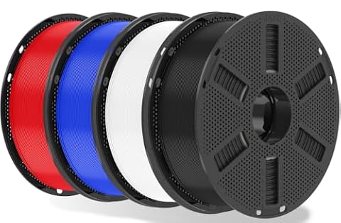 JAYO PLA 3D Printer Filament 1.75 mm Bundle, 4.4KG Multicolor