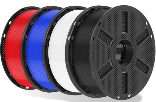 JAYO PLA 3D Printer Filament 1.75 mm Bundle, 4.4KG Multicolor