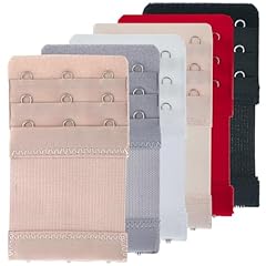 6 Pieces 3 Hook Bra Extenders 3/4 Inch Spacing