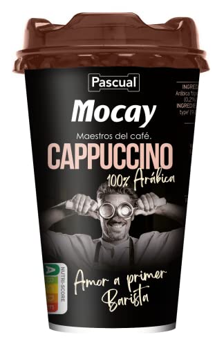 Mocay – Café Frío Listo para Tomar - Vaso de Café Cappuccino Listo para Beber –200 ml