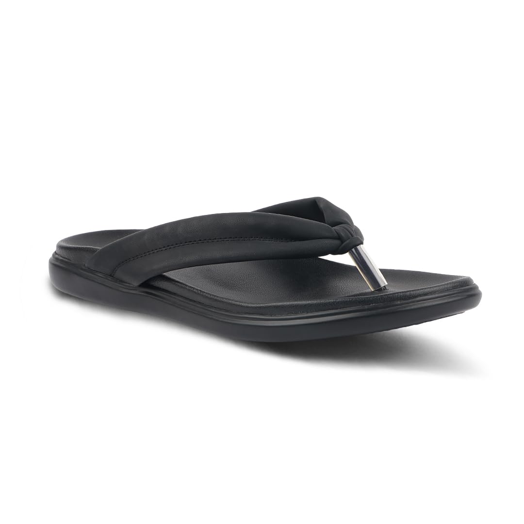 Medifeet Premium V Strap Slippers for Women || Comfortable & Arch Support || (Black, UK Footwear Size System, Adult, Women, Numeric, Medium, 6) (B0DDCRDHSR) Amazon Price History, Amazon Price Tracker
