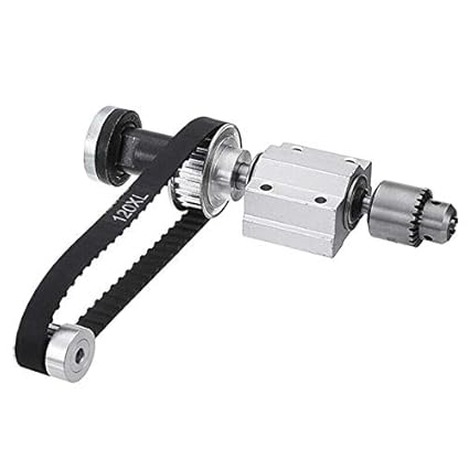 ELECTROPRIME No Power DIY Woodworking Cutting Grinding Spindle Trimming Belt Small Lathe S4D5