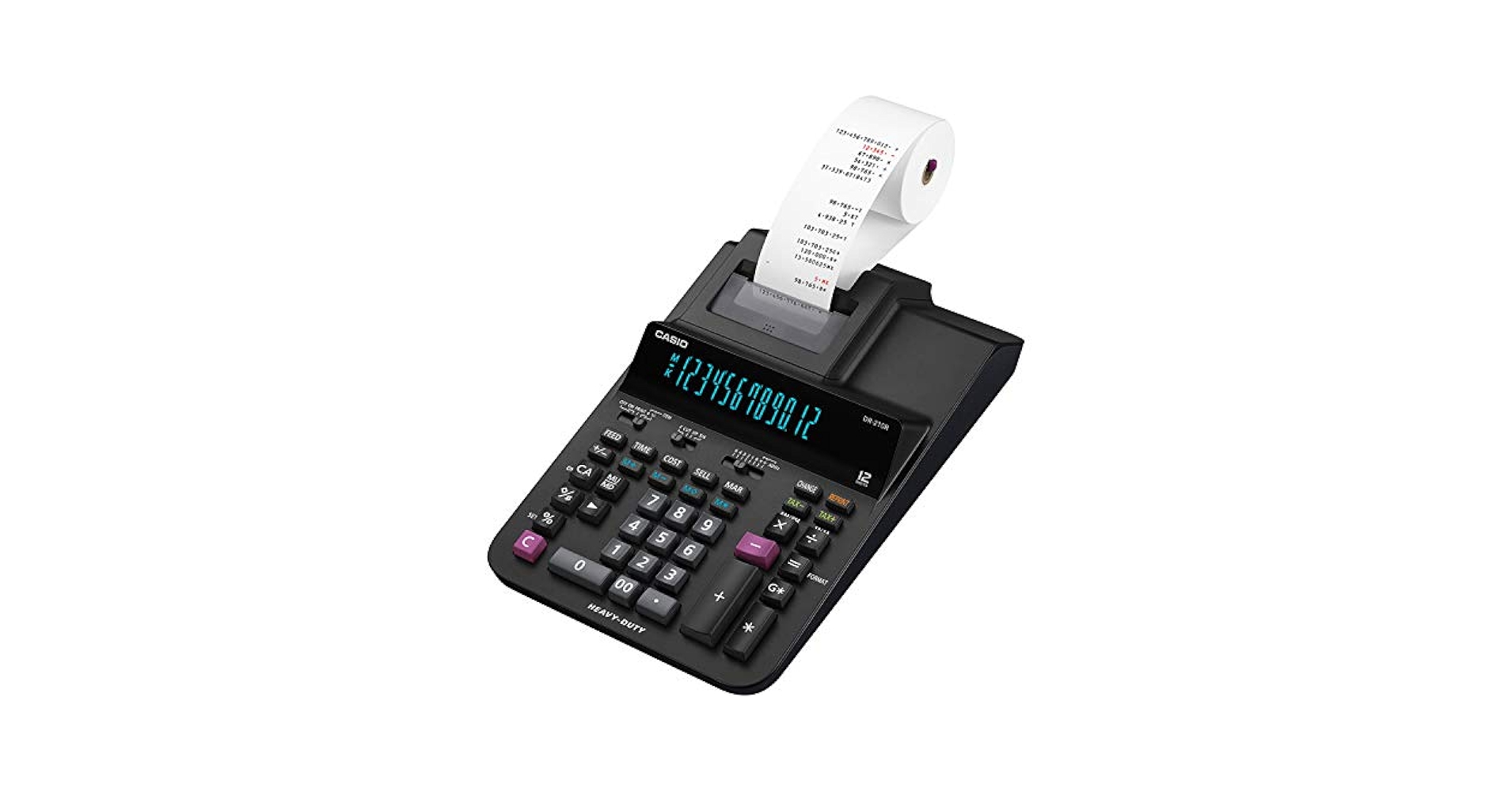 値下げ致しました。　カシオ　電子プリンティングカルキュレータ　R-210 Casio DR 210R Heavy Duty Printing Calculator: Buy Online at