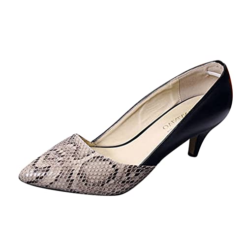 Escarpins Femme Petit Talon Confortable Et de Mode décontracté été Pointu Haut Femmes Orteil Chaussures Talons Printemps Femmes Talons Moyens Escarpins Rouge Petit Talon