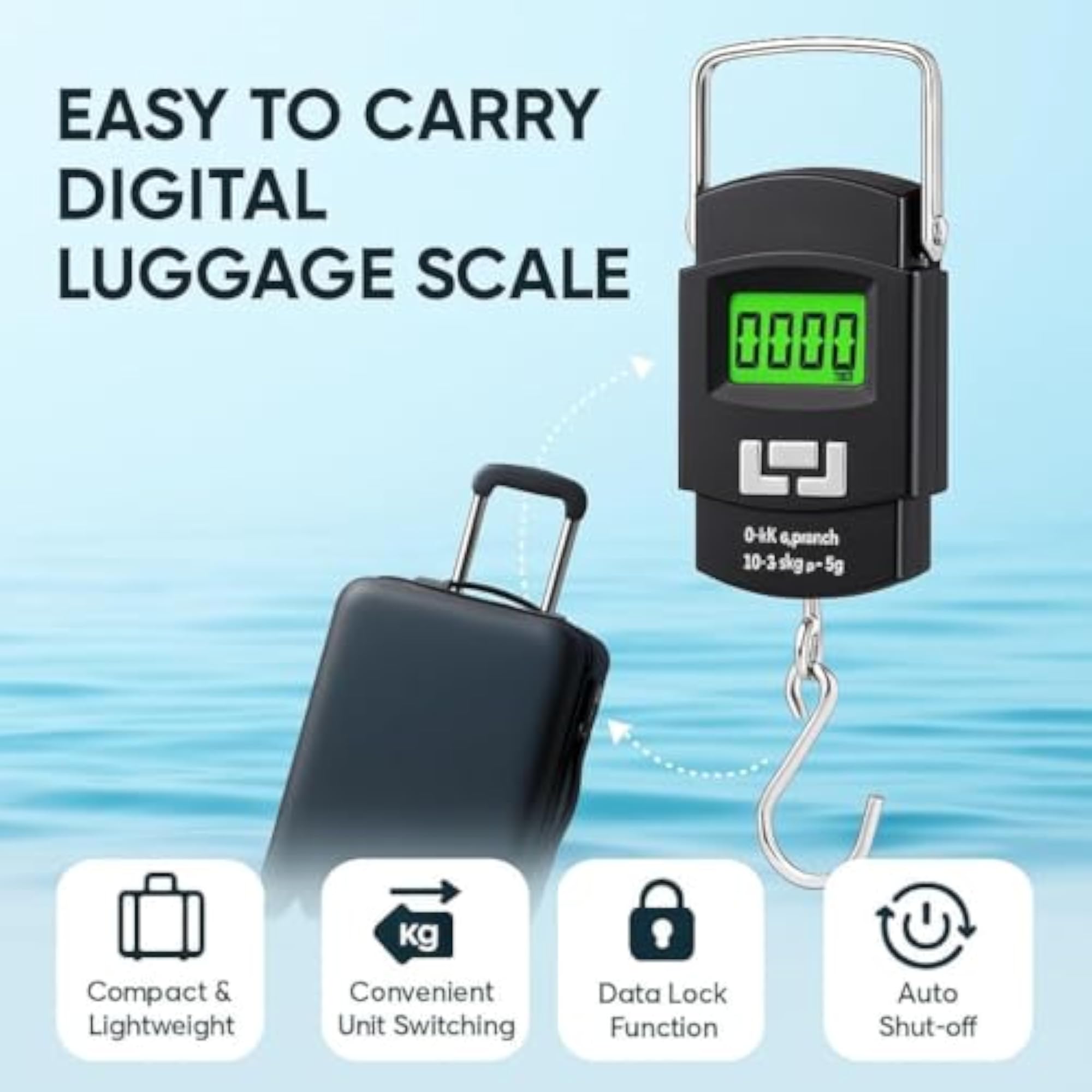 Portable Digital Luggage Weighing Scale