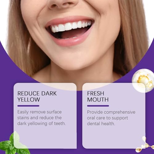 Zahnpulver Gegen Verfärbungen, 2 Stück Teeth Whitening Powder, Zahnreparatur Mineralpuder, Zahnweiss Pulver fur Frischer Atem, Effektiv bei der Stärkung von Zähnen und Zahnfleisch (100G)