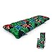 lencyotool Coussin Transats De Jardin Coussinets pour Chaise Longue Coussin Bain De Soleil Transats De Plage avec Attaches Et Housse Supérieure pour Fauteuil À Bascule Intérieur Extérieur 170x50x8 Cm