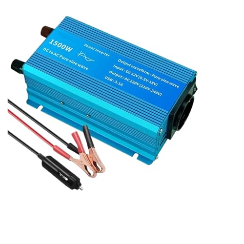 Convertisseur tension 24V vers 220V 1500W pure sinus auto