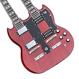 Kundenspezifische Doppelhals-E-Gitarre – Modell G 1275 in weinroter Lackierung, perfekt for...