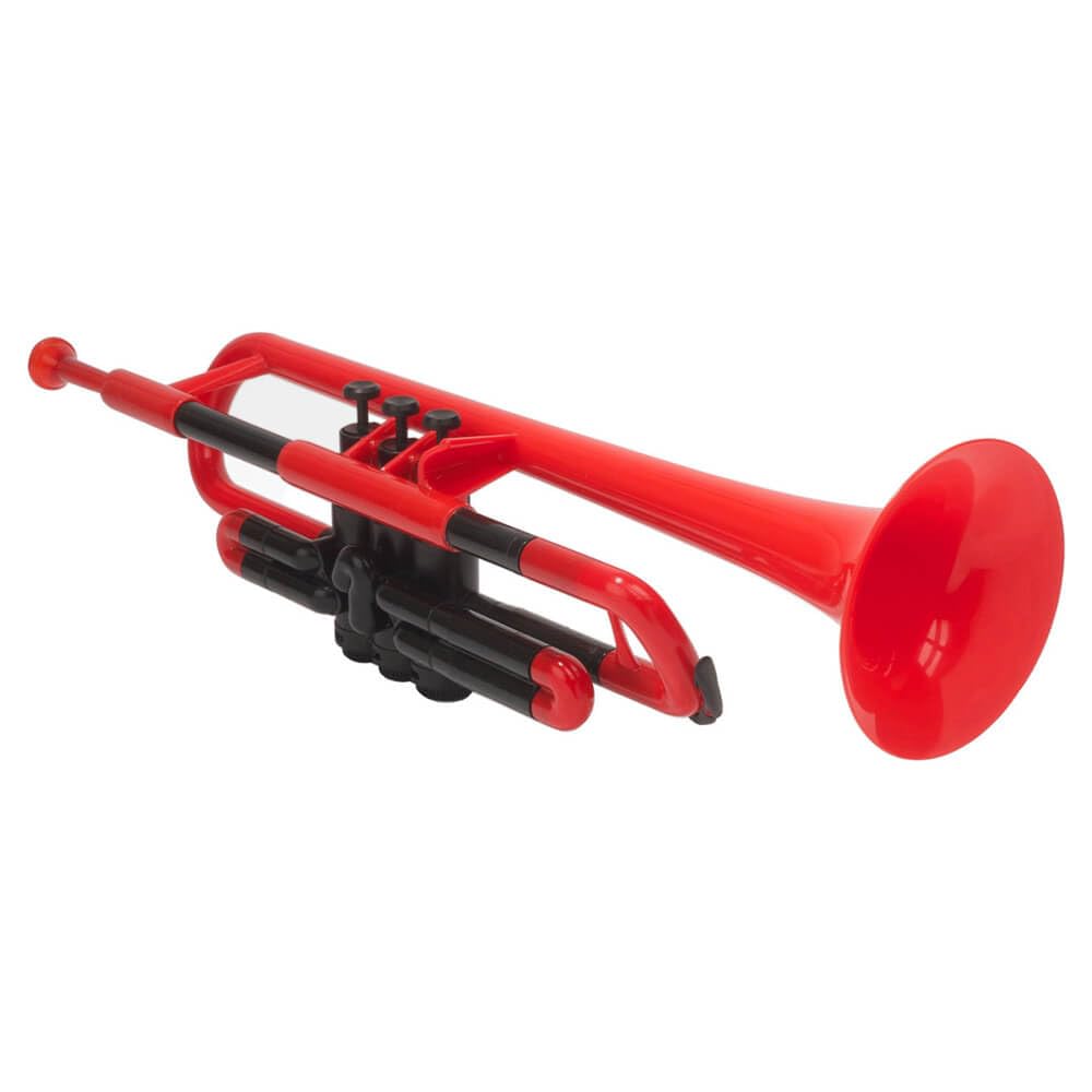 pTrumpet PTRUMPET1R Trompete, Kunststoff, Rot