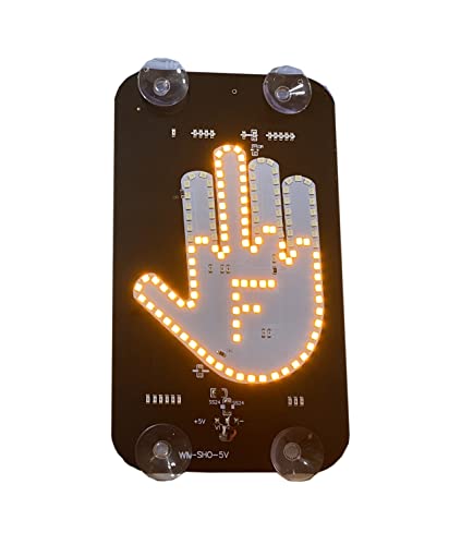Lámpara LED dedo medio para auto y camión miniatura 6