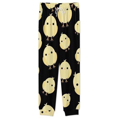 Lovely Chick Men's Pajamas Set Long Sleeve Sleepwear Crew Neck Loungewear Tops And Bottom4