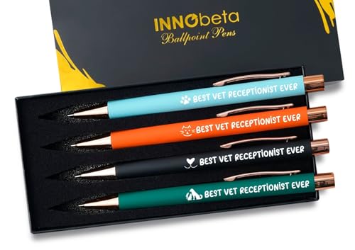 Stylos à bille anti-bavures pour réceptionniste vétérinaire active