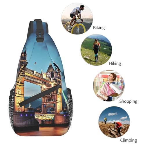 Bolsa cruzada para hombre tipo sling negra miniatura 6