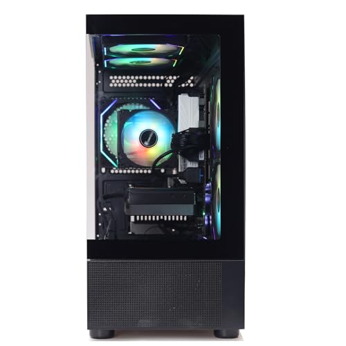 Image of MXZ Intel Core i7 13700F 5.2GHz,GeForce RTX 5060, Gaming PC 16GB, M.2 SSD 1T, B760, 6RGB Fans,Windows 11 Pro, Gamer Desktop Computer(I7 13700F| RTX 5060)