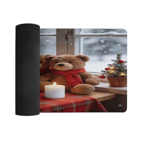 Christmas Joy Desk Pad de caucho 30x60cm impermeable miniatura 3