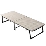 Cama plegable portátil con colchón suave, cama plegable que ahorra espacio con marco de metal resistente, perfecta para la oficina en casa o camping, tienda y transporte