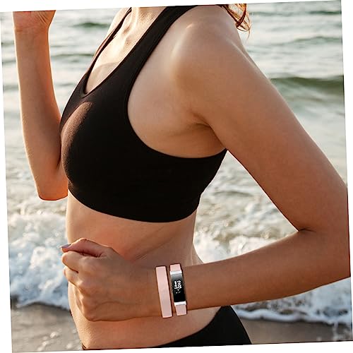 Housoutil Leather Watch Strap for Double Design Silver Clasp Adjustable for Adults Boys and Girls3