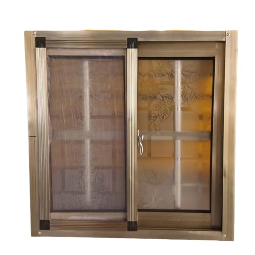 Ventana de aluminio para sótano con cristal templado esmerilado de alta resistencia 2