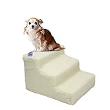 YOFIT Doggy Steps - Non-Slip 3 Steps Pet Stairs,Holds Up to 70 lbs (A)