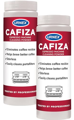 Urnex Cafiza Professional Espresso Machine Cleaning Powder 566 grams (2 Pack) - Made in USA