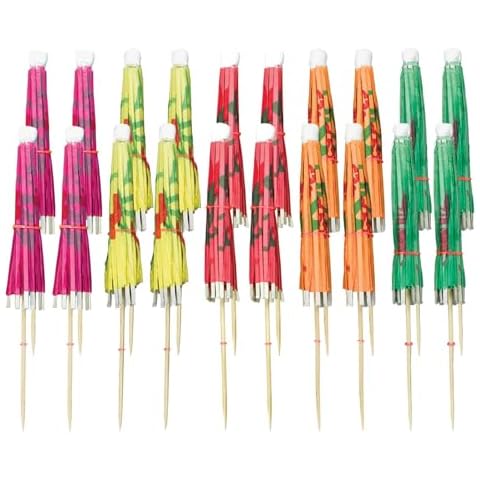 amscan Cocktail Umbrella Picks - 20 Pack Cover
