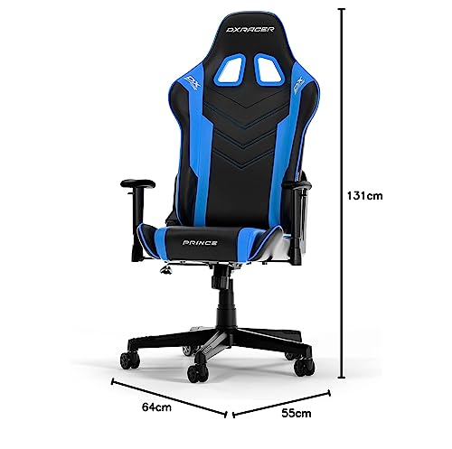 PRINCE L Nero & Blu PVC Pelle La Sedia da Gaming Originale - Sedia gaming - Immagine 2