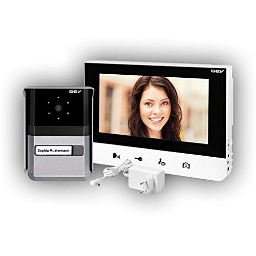 Video-Türsprechanlage Sophia, 1 Stück, 200 x 145 x 23 mm, Silber, 088665