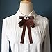 Fashion Shirt Tie School Uniform Bows College Styles Artistic Youth For Daily Outfits Date Collar Bows