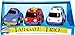 Small World Toys Emergency Vehicle Toys, Magnetic Tailgate Trio Cars For Toddlers 1-3, Preschool Mini Car Toys, Fire Engine, Police Car & Ambulance, Toy Car Gifts for Boys and Girls
