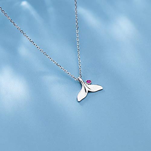 Pendentif colliers pour femmes argent 925 sterling sirène bijoux romantique