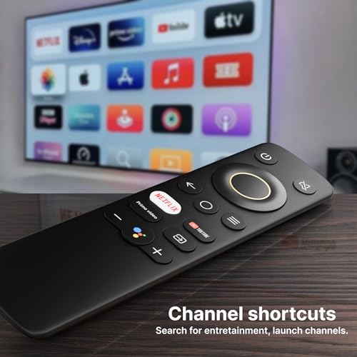 Image of ZdalaMit Original Voice Bluetooth Remote Control Compatible with Realme Tv Suitable for Realme Android FHD UHD OLED TV with Hot Keys