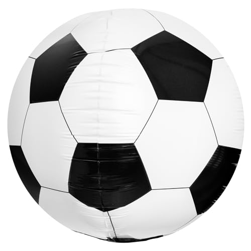 OH YEAH - Balão Foil bola de futebol - Ø 60 cm, balões de futebol, decoração balões de comunhão - aniversários temáticos - decoração de futebol - Apto Helio