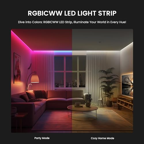 YEELIGHT-RGBIC-Light-Strip-Extension-328-Ft-16-Million-Color-Options-for-Gaming-Room-Bed-Room-Decoration-and-Gaming-Accessories