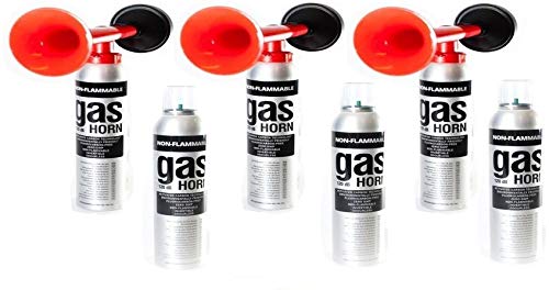 3 Simply Druckluftfanfaren 3 Simply Nachfüllflaschen-kein billiges China Produkt-Hupe Fanfare Tröte Drucklufthupe EU Gesetz komform sehr