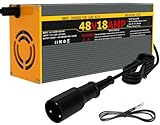 48 Volt 18 Amp Golf Cart Battery Charger for Club Car,with Trickle Charge,3-6H Full Charge for Lead Acid Batteries,Round 3-Pin Style Plug Charger for Club Car DS&Precedent