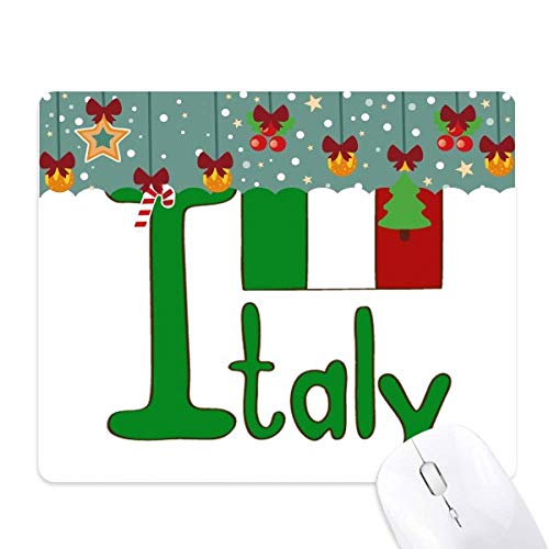 Tapis de souris Italie vert en caoutchouc antidérapant pour le bureau